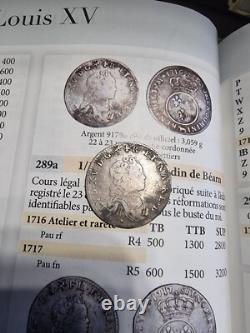 1/10 of a Green Ecu Vertugadin from Béarn 1716 Pau Louis XV Very Rare and Pedigree