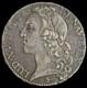 1/2 &Eacute;cu With Headband 1744 X Amiens Louis Xv Very Rare