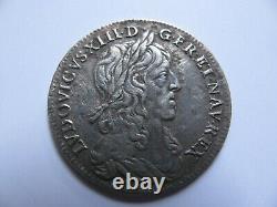 1/4 Ecu Louis XIII 1642a Very Rare Price 280 1st Punch