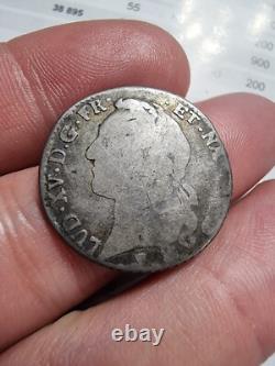 1/5 Ecu with Headband of Béarn 1764 Pau Vachette to the Right Louis XV Very Rare