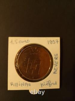 1.5 Euro Beaumont Rhinau 1997 Pieford Reverse Very Rare