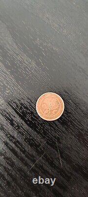1 Cent Euro Coin, F, 2002 Good Condition, Tres Rare