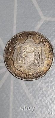 1 Drachma 1901 500,000 Ex Argent Sold by Numiscorner Very Rare