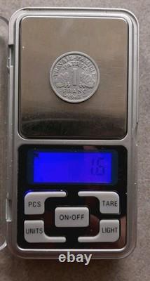 1 Franc 1943 Heavy 1.6 Grams Very Rare
