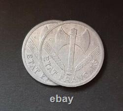1 Franc 1944 Little C Very Rare! French State
