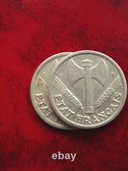 1 Franc 1944 c Small c Rare very very beautiful rarity R3