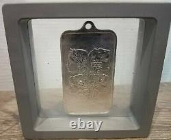 1 Ounce Silver Pamp Switzerland Vintage Bar Four Seasons Of The 1970s Very Rare
