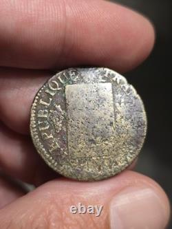 1 Sol with Scales 1793 W Star Saint-Omer Very Rare