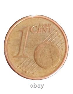 1 centime 2002 Germany letter D VERY RARE