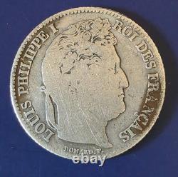 1 franc 1835 MA Marseille very rare Louis Philippe