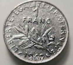 1 franc 1960 French Currency Very Rare Collection Coin