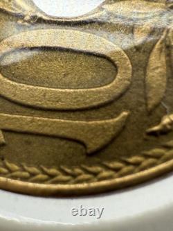 10 CENTIMES Bronze LINDAUER 1939 VERY RARE UNC! Trial Error