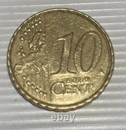 10 Centimes of Euro 2097 Marianne Very Faulty Rare