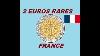 10 Pieces Of 2 Euros Current Rare And Researches Of France