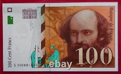 100 Francs Cézanne 1997 New Letter A Very Rare