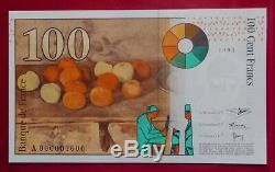 100 Francs Cézanne 1997 New Letter To Very Rare