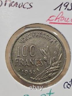 100 Francs Cochet - 1958 - Superb Owl Coin - Very Rare