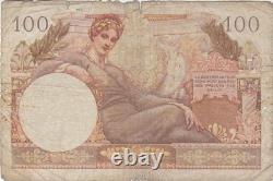 100 French Treasury Francs 1947 FAY VF. 32.06 Alph. H. 15 VERY RARE
