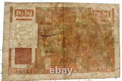 100 Young Peasant Francs A. 6.8.1953 A. 551 Very Rare Inverted Watermark - Normal