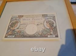 1000 Francs A. 1081 1940 Very Rare Trade and Industry