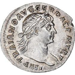 #1021154 Coin, Trajan, Denarius, 107-108, Rome, Very rare, Extremely fine plus, Silver, RIC