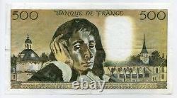 (1102) Très Rare Billet De 500 Francs Pascal Fauté N. 3-11-1977. N