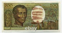 (1106) Very Rare Billet 200 Francs Montesquieu 1981 A. 005 (failure Of Period)