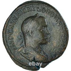 #1172240 Coin, Gordian II, Sestertius, 238, Rome, Very rare, VF+, Bronze, RIC
