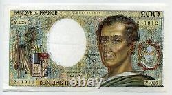 (1188) Très Rare Billet De 200 Francs Montesquieu Fauté 1984 A. 026 Sup