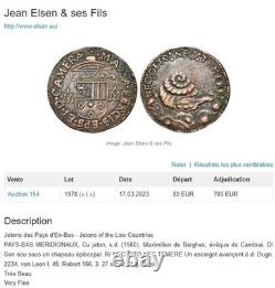 #144 Token / Jeton Cambrai Maximilien de Berghes Very Rare