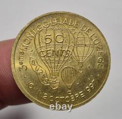 #159D Uzes 50 cent euro Temporary Cities 1997 ESSAI very rare