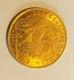 1909 10 Francs Gold Rooster, Very Beautiful And Rare 3.21 G Gold Coin