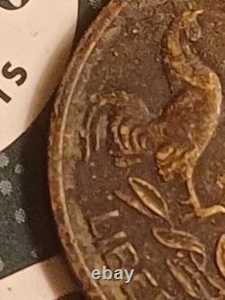 1950 20 Francs Rooster, 4 Sickles, Matte Finish, Very Rare
