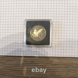 1994 Voltaire 5 Francs – Ruthenium and Gold – Very Rare, Only 200 Pieces