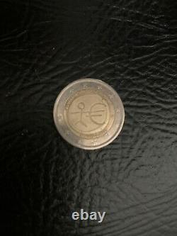 2 Coin Euro Very Rare. Wwu 1999-2009 Bundesrepublik Deutschland Authentic