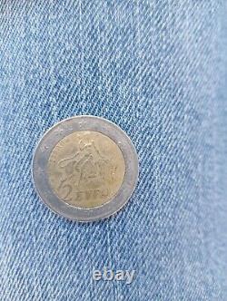 2 EURO Coin Greece 2002 very rare, with the S in the rotating star