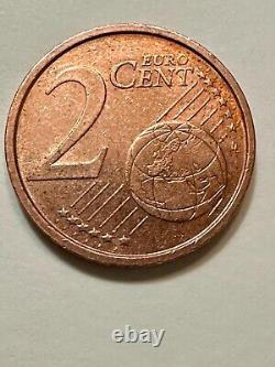 2 Euro Cent Coin Italy 2002. Very rare piece