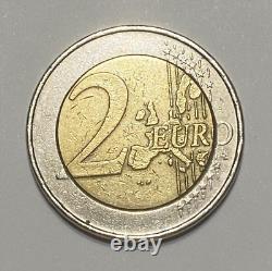 2 Euro Coin Germany 2002 Letter G + Coin with Defect VERY RARE