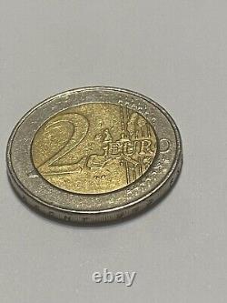 2 Euro Coin Germany 2002 Letter G + Coin with Defect VERY RARE