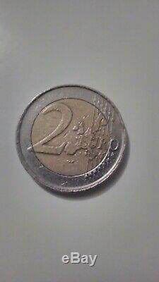 2 Euro Coin Netherlands Beatrix Rare Fault