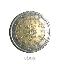 2 Euro Coin, very rare (Fault). Portugal 2002 RARE