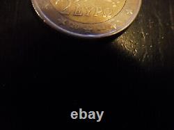 2 Euro Coins Very Rare 2002 Missed 2 Euro Grèce + (s) In The Star