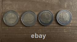 2 Euro Coins Very Rare? For Collection, 4 Very Rare Parts