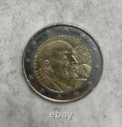 2 Euro Rare Commemorative François Mitterrand 1916/2016 In Very Good Condition