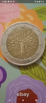 2 Euro Very Rare 2000! LIBERTY. EQUALITY. FRATERNITY