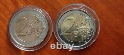 2 Euros Belgium 2011 Error Center Copper Very Rare