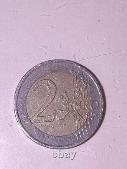 2 Euros. Coin Greece Without S In The Star. 2002. Very rare