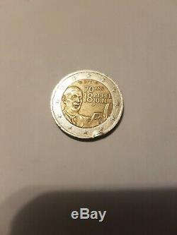 2 Euros Commemorative Coin Very Rare 70years Call 18 June 2010 Charles De Gaulle