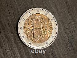 2 Euros France Commemorative Coin 2007 Treaty Of Rome Tres Rare