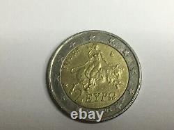 2 Euros Greece 2002 Missing Very Old Extra Rare With S In Star